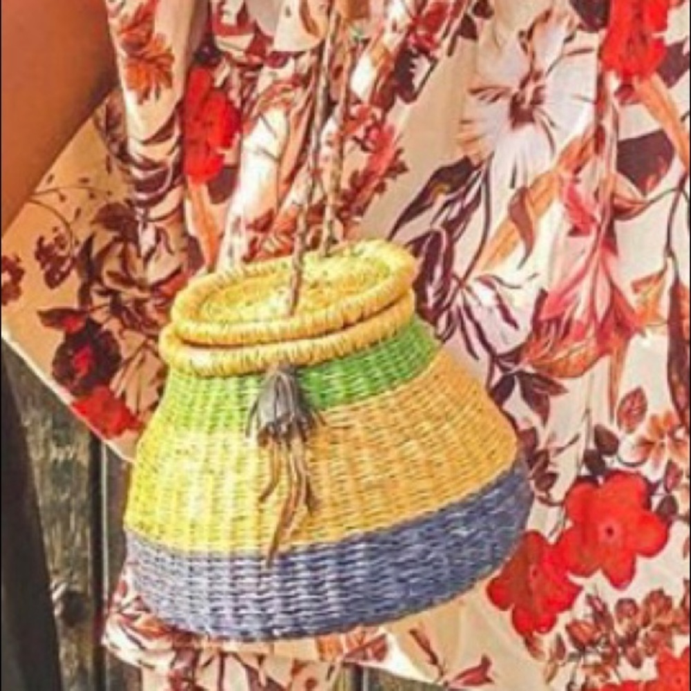 Bolga basket ‘pot’ bag. *More pics available*